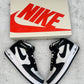 Nike Air Force 1 Mid Stussy Grey Black ( US 9.5 / EU 43 )