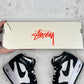 Nike Air Force 1 Mid Stussy Grey Black ( US 9.5 / EU 43 )