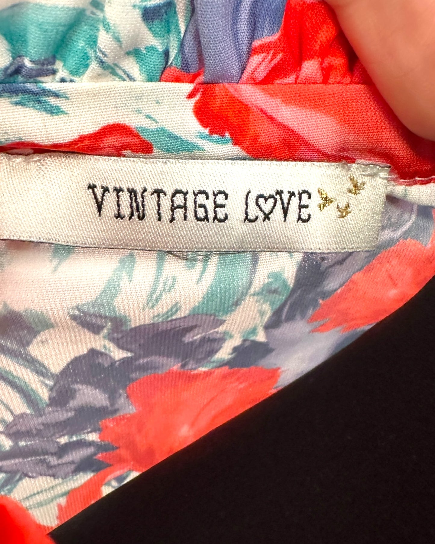 Chemisier Vintage Love "Hacienda" ( S / 36 / 8 )