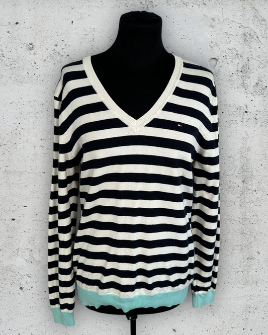 Pull col V Tommy Hilfiger ( L / 40 / 12 )