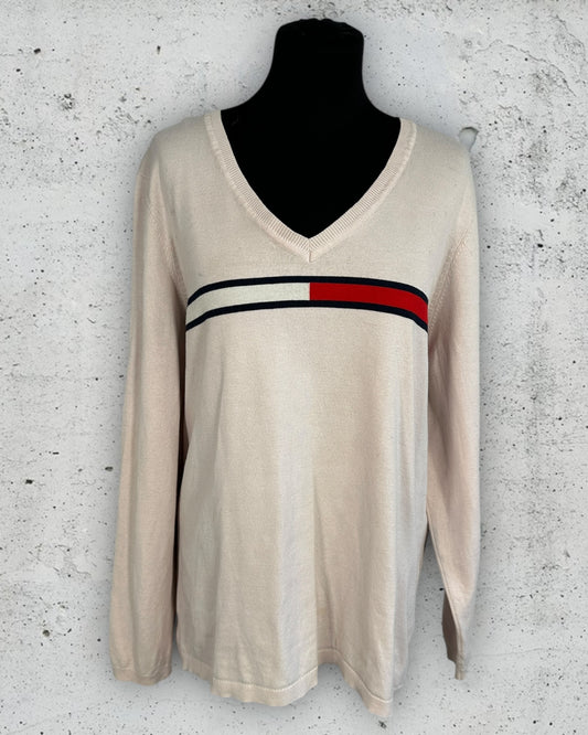 Pull col V Tommy Hilfiger ( XXL / Taille unique )