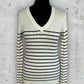 Pull col V torsadé Tommy Hilfiger ( XS / 34 / 6 )