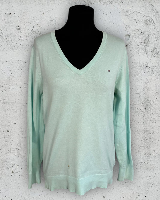 Pull col V Tommy Hilfiger ( L / 40 / 12 )
