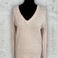 Pull col V torsadé Tommy Hilfiger ( L / 40 / 12 )