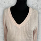 Pull col V torsadé Tommy Hilfiger ( L / 40 / 12 )