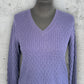 Pull col V torsadé Tommy Hilfiger ( S / 36 / 8 )