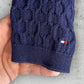 Pull col V torsadé Tommy Hilfiger ( S / 36 / 8 )