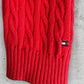 Pull col V torsadé Tommy Hilfiger ( L / 40 / 12 )