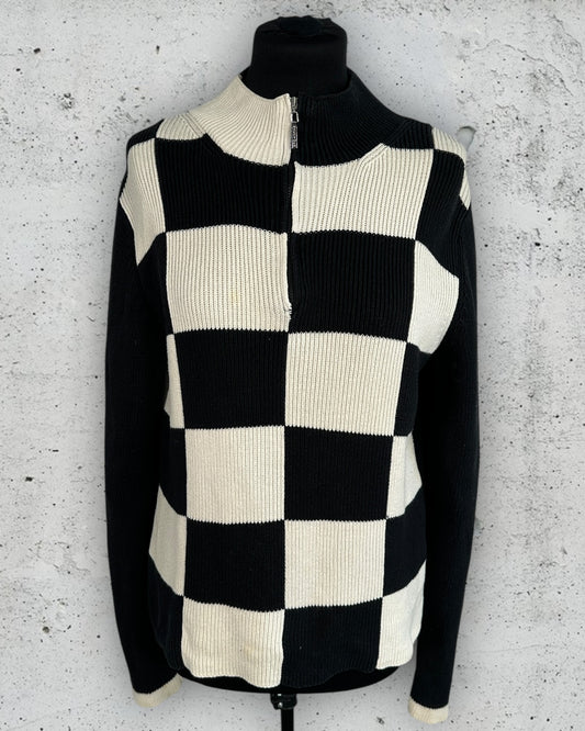 Pull camionneur half zip Tommy Hilfiger ( L / 40 / 12 )