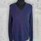Pull col V torsadé Tommy Hilfiger ( L / 40 / 12 )