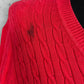Pull col V torsadé Tommy Hilfiger ( S / 36 / 8 )