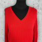 Pull col V torsadé Tommy Hilfiger ( XL / 42 / 14 )