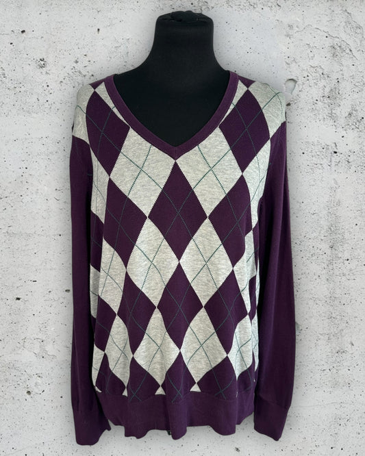 Pull col V Tommy Hilfiger ( XL / 42 / 14 )