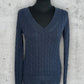 Pull col V torsadé Tommy Hilfiger XXS