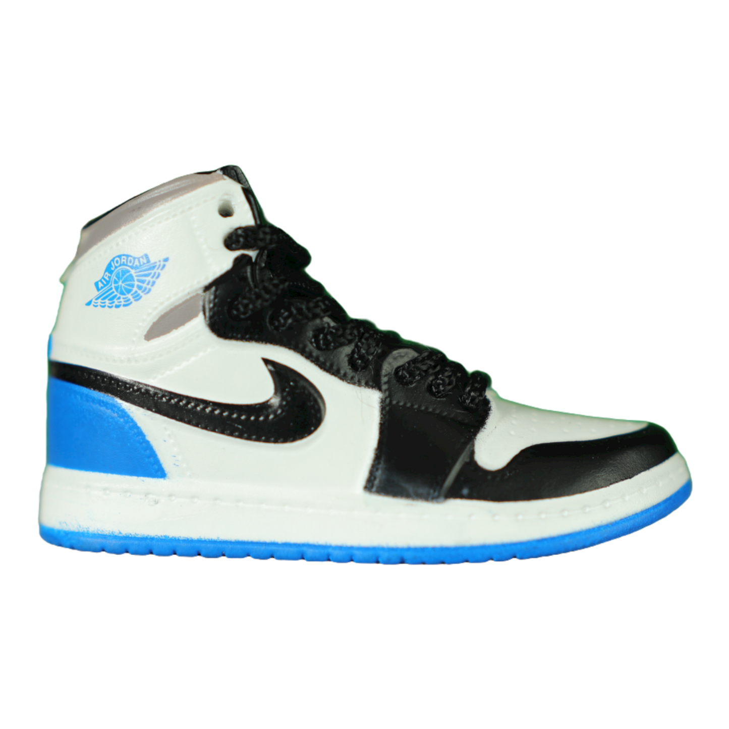 Porte-clés Air Jordan 1 "Black White and Blue"