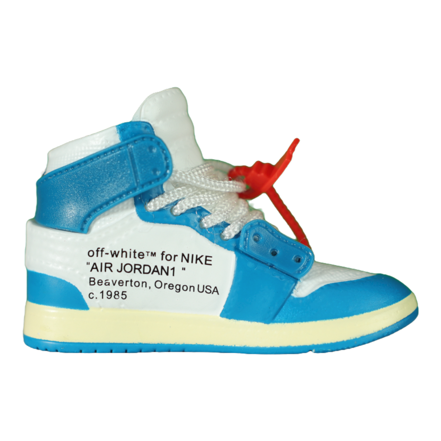 Porte-clés Air Jordan 1 "Off-White Blue"